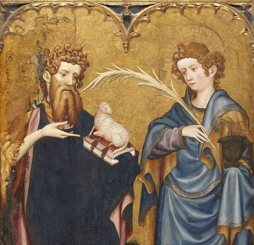 Joan Mates - Giovanni Battista e Giovanni Evangelista con un donatore